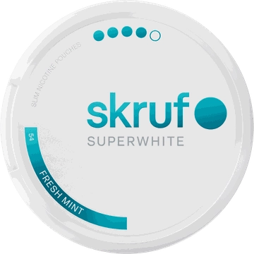 Skruf Superwhite no.54 Fresh Mint Xtra Strong