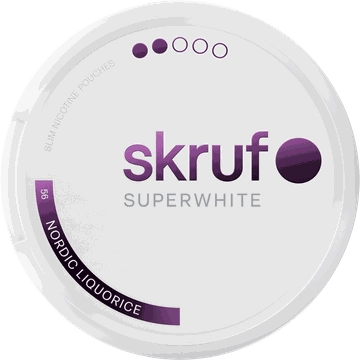 Skruf Superwhite no.56 Nordic Liquorice Medium